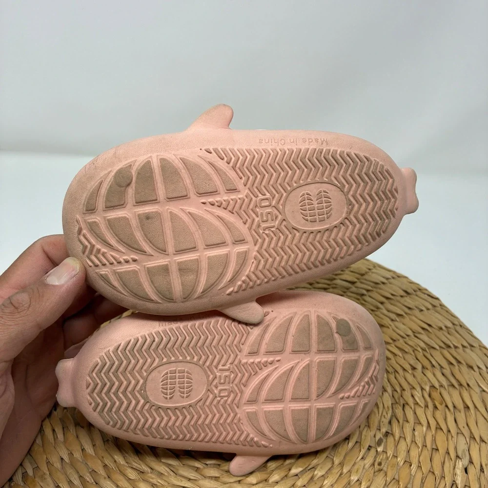 Toddler Shark Clogs Pink Size 150 Summer Beach Pool Water Shoes Slides Slip On